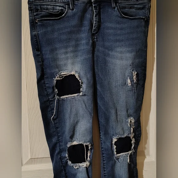 Bebe Honkytonk Wash Jeans - Size 30 (10) - Picture 3 of 10